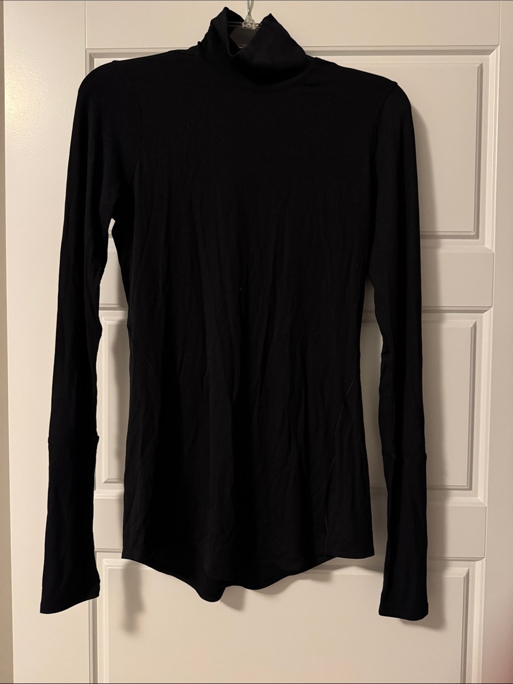Lululemon Black Turtleneck Long-Sleeve Women's Top